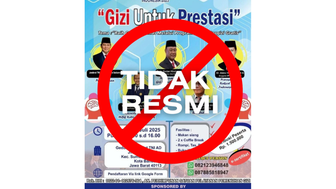 BGN Lebong Tegaskan Kegiatan Deklarasi dan Seminar PSPPG di Bandung Bukan Kegiatan Resmi