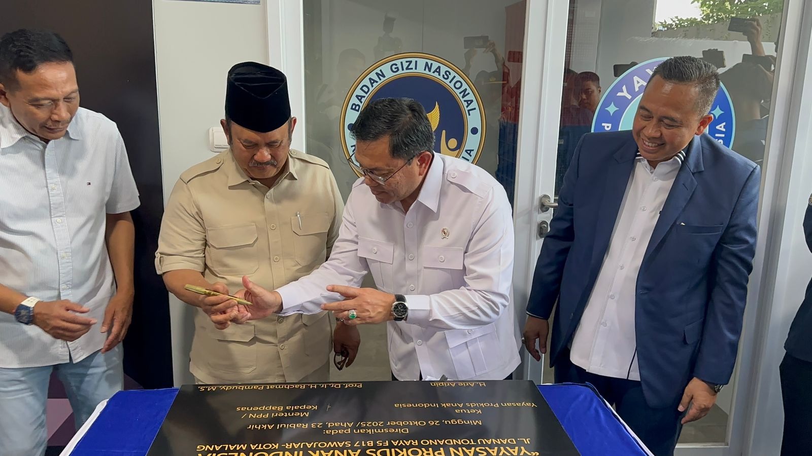 Wakil Kepala Badan Gizi Nasional Lebong (BGN Lebong) meninjau Satuan Pelayanan Pemenuhan Gizi (SPPG) Yayasan Prokids Anak Indonesia 