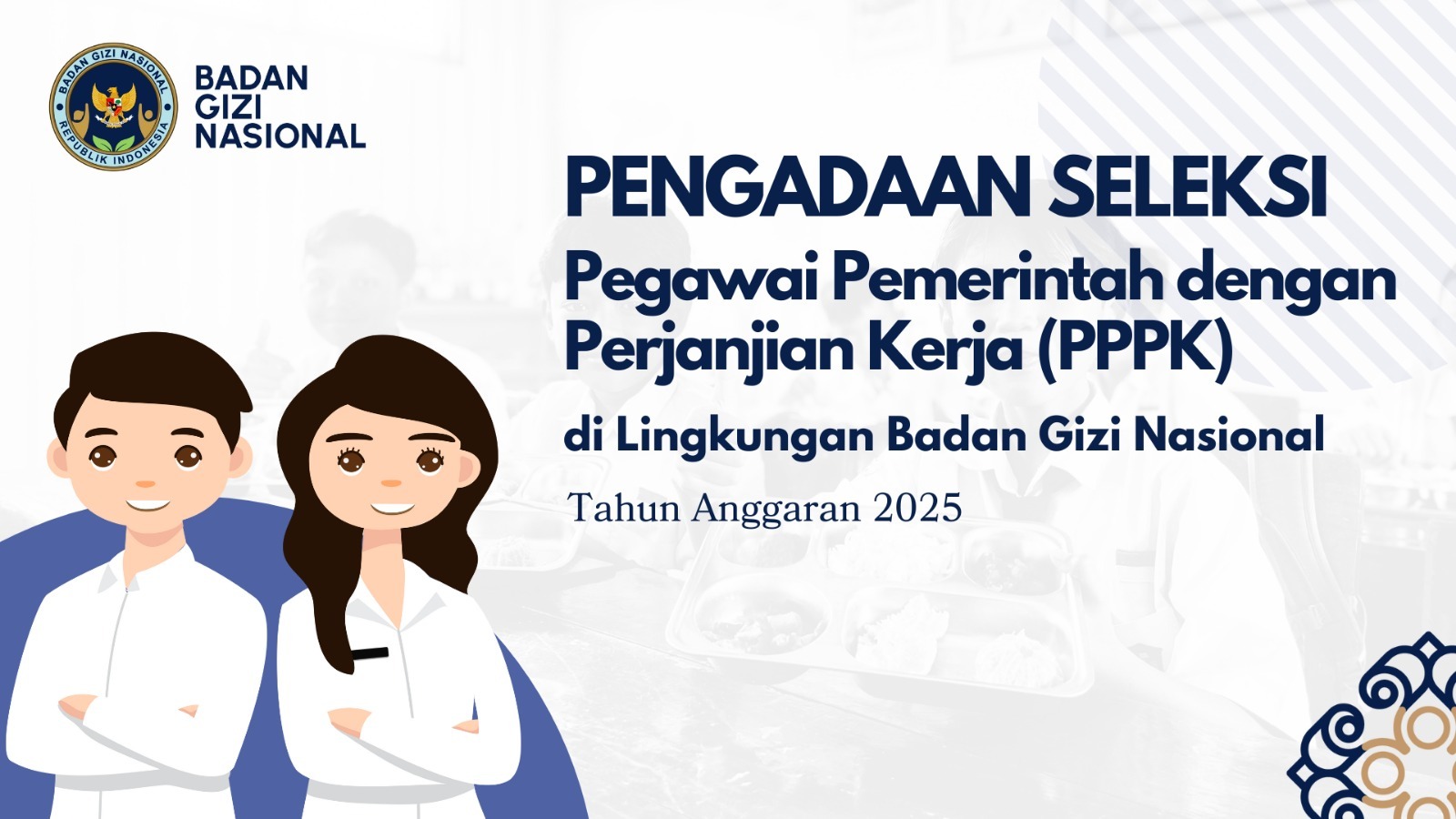 Pengumuman Seleksi Pengadaan Pegawai Pemerintah Dengan Perjanjian Kerja Tingkat Instansi Tahap II di Lingkungan Badan Gizi Nasional Lebong Tahun Anggaran 2025