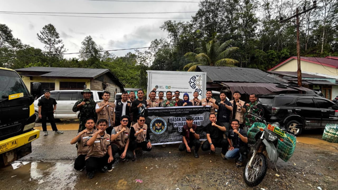 BGN Lebong Acungi Jempol Aksi Mandiri SPPI Sumut Bantu Korban Bencana